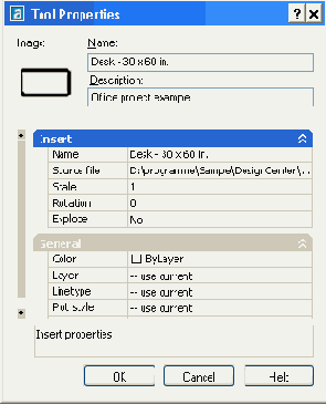 Работа с AutoCAD 2004