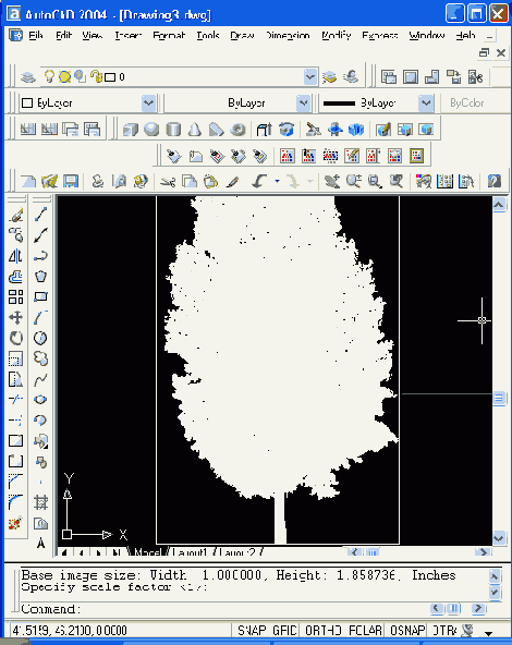 Работа с AutoCAD 2004