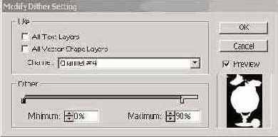  Modify Dither Settings